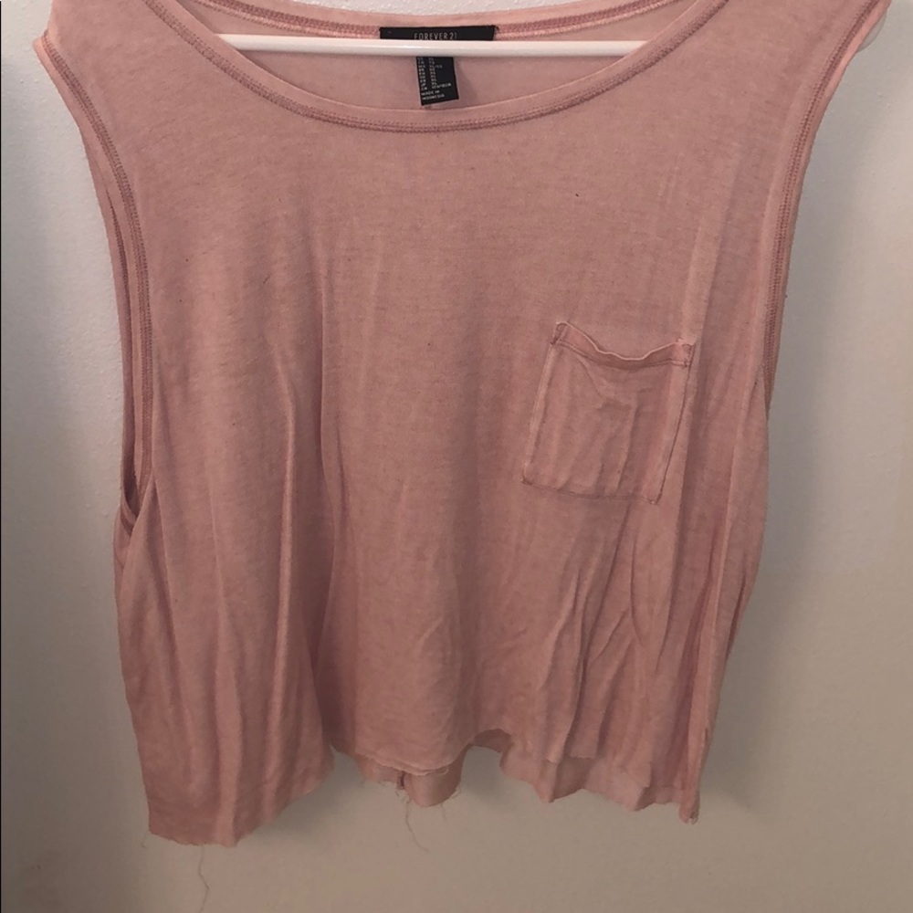Pink Sleeveless Top